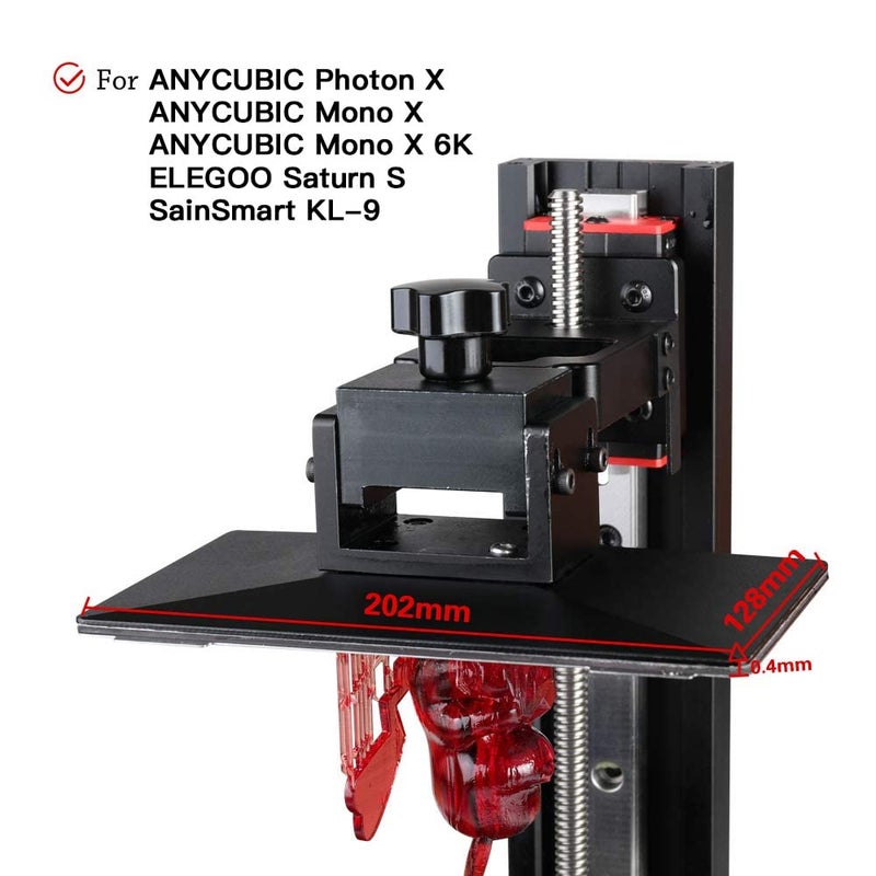 Sovol Upgraded Platform 2 Pack, Resin Magnetic Flexible Steel Plate Flex Bed for Anycubic Photon X Mono X Mono X 6K Photon M3 Plus ELEGOO Saturn S SainSmart KL-9 SLA 3D Printer 202 x 128mm - Image 3